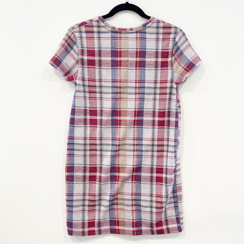 Zara | Plaid Faux Pocket Shirt Dress - Picture 2 of 7